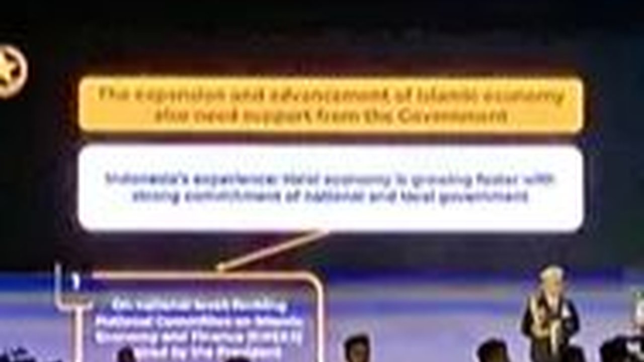 Ma'ruf Amin Bicara Pentingnya Peran Ekonomi Syariah di Tengah Ancaman Multrikrisis