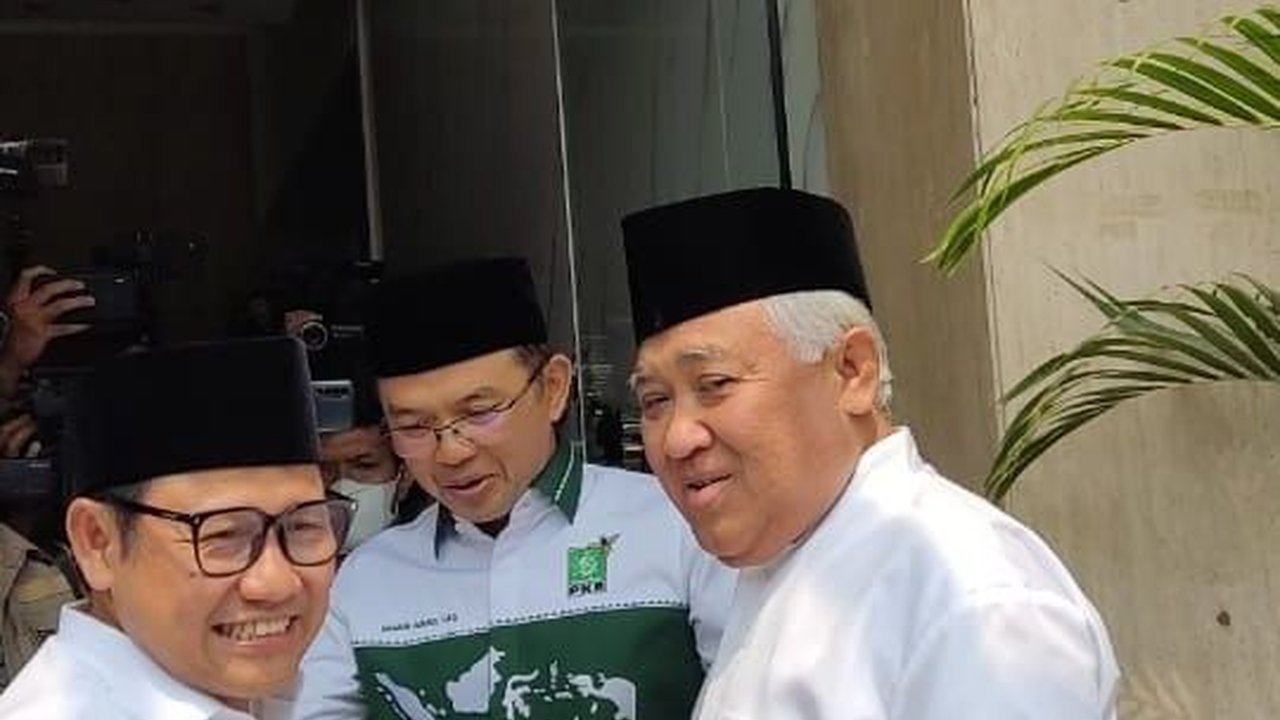 Di Hadapan Din Syamsuddin, Cak Imin Pede Pasangan AMIN Menang 1 Putaran