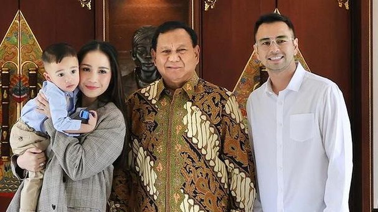 VIDEO: Prabowo Cium Cipung Anak Raffi Ahmad-Nagita, Tantang Duel Silat Aktor Hollywood Iko Uwais