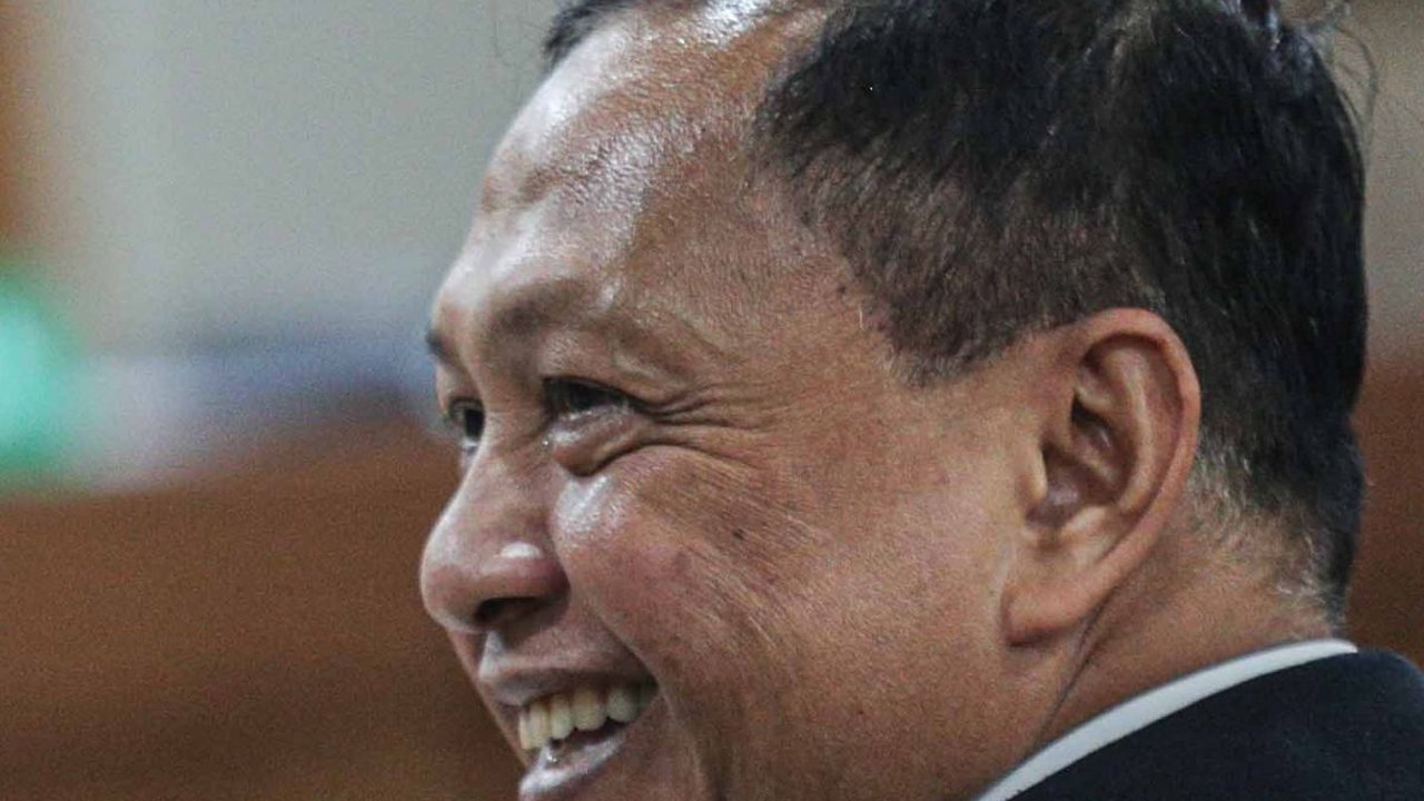 FOTO: Ekspresi Marsekal Madya Henri Alfiandi Bersaksi di Sidang Kasus Dugaan Suap Basarnas