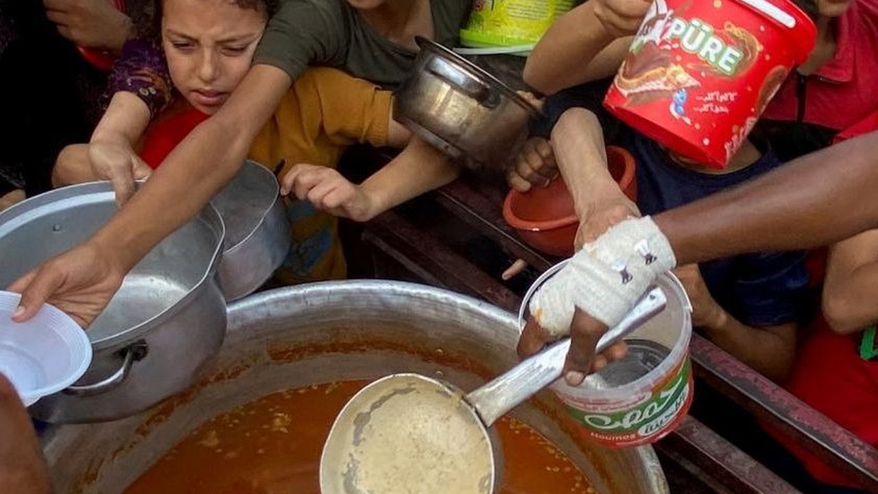 Anak-Anak Gaza Konferensi Pers di Rumah Sakit, 