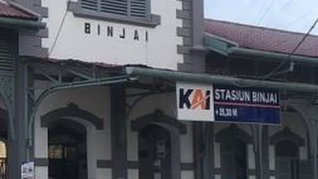 Menilik Stasiun Kereta Api Binjai, Bukti Peninggalan Zaman Kolonial Belanda di Sumatra Utara