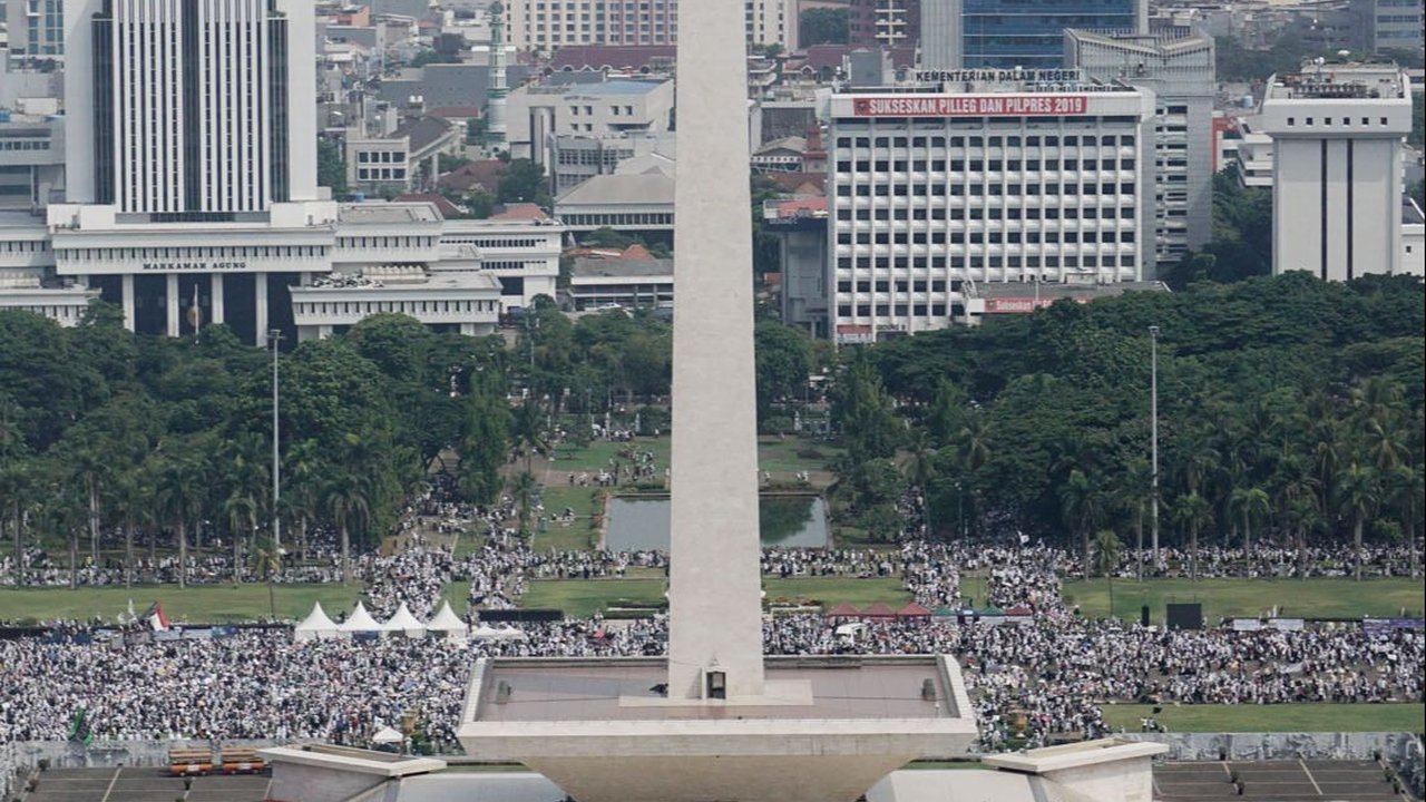 5.734 Personel Polisi Diterjunkan Amankan Reuni 212 di Monas Besok