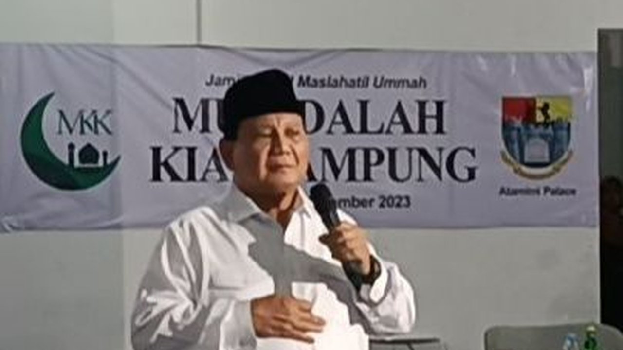 Prabowo: Rakyat Kita Lebih Senang Joget, Orang yang Suka Joget Hatinya Gembira