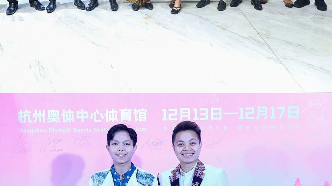Curi Perhatian, Intip Penampilan Pebulu Tangkis Indonesia di Gala Dinner BWF World Tour Finals 2023