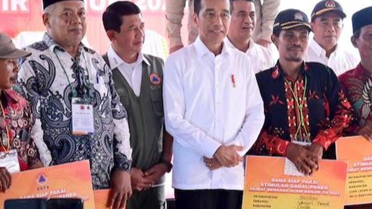 Jokowi Salurkan BLT ke Petani Terdampak Puso, Bantuan Rp8 Juta Per 1 Hektare