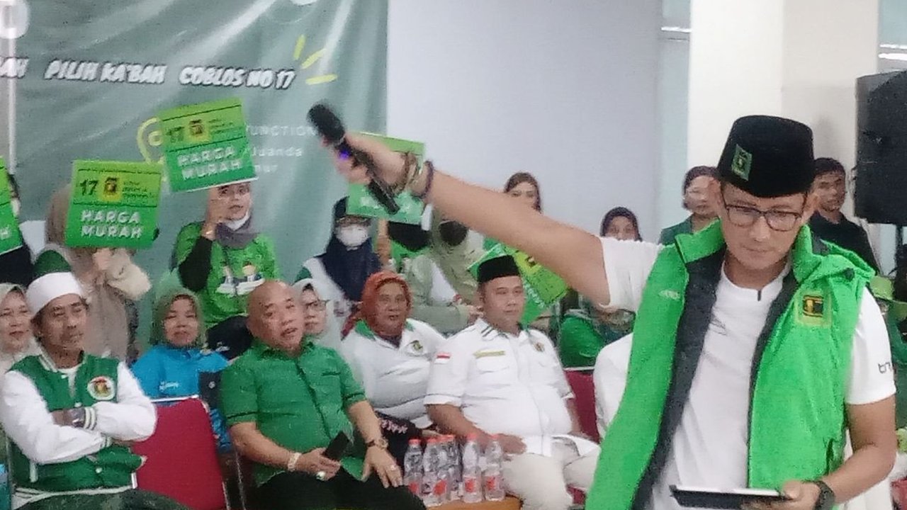 Sandiaga soal Ucapan 'Ndasmu Etik' Prabowo Ditanggapi Anies Viral: Dua-duanya Mantan Saya, Putra Terbaik bangsa