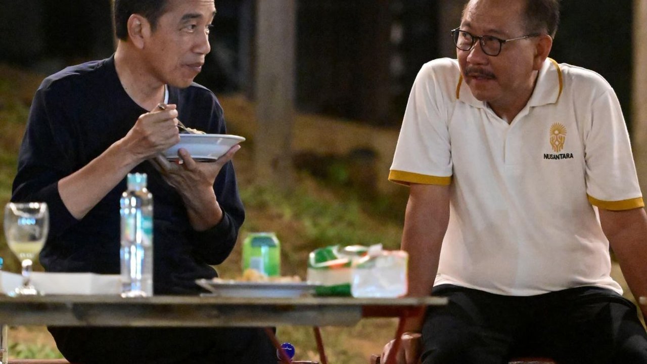 Momen Jokowi hingga Panglima TNI Bermalam di IKN Sambil Santap Nasi Goreng