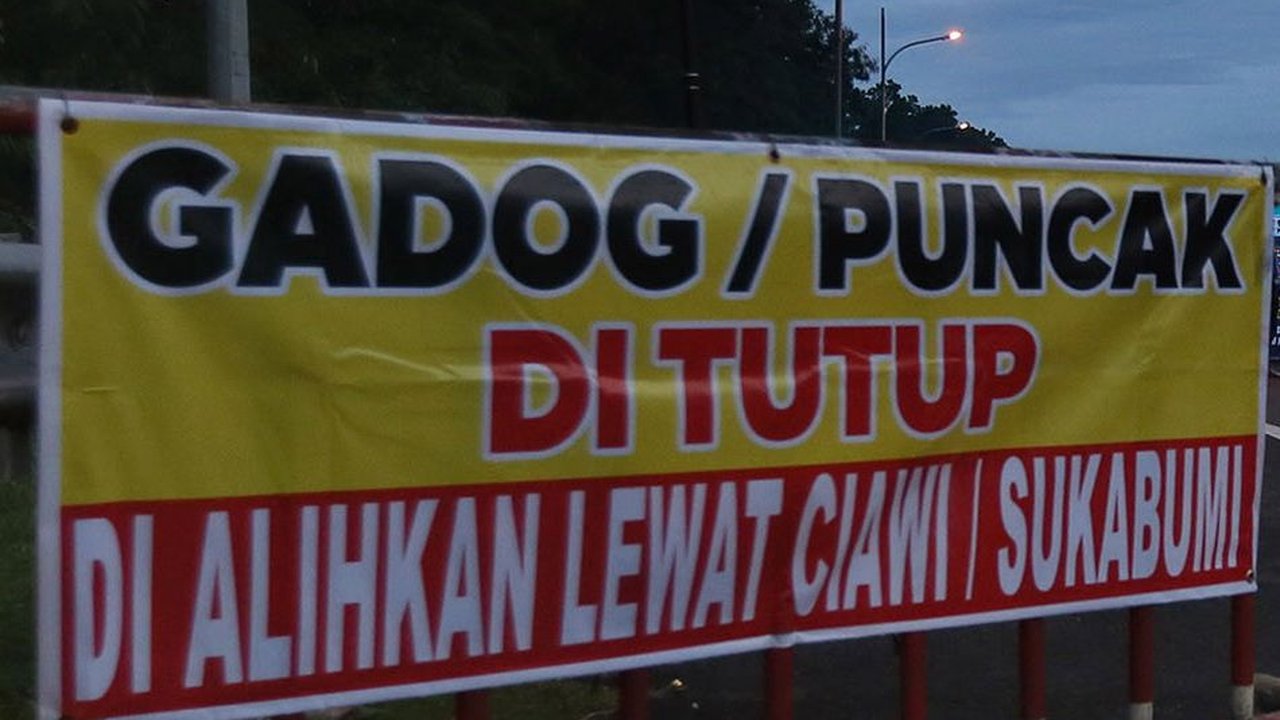 Malam Tahun Baru, Jalur Puncak Ditutup Sejak 31 Desember hingga 1 Januari 2024