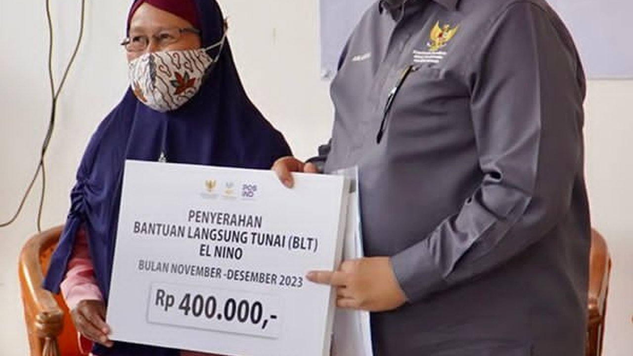 Realisasi Penyaluran BLT El Nino Sebesar Rp400.000 Sudah 85 Persen