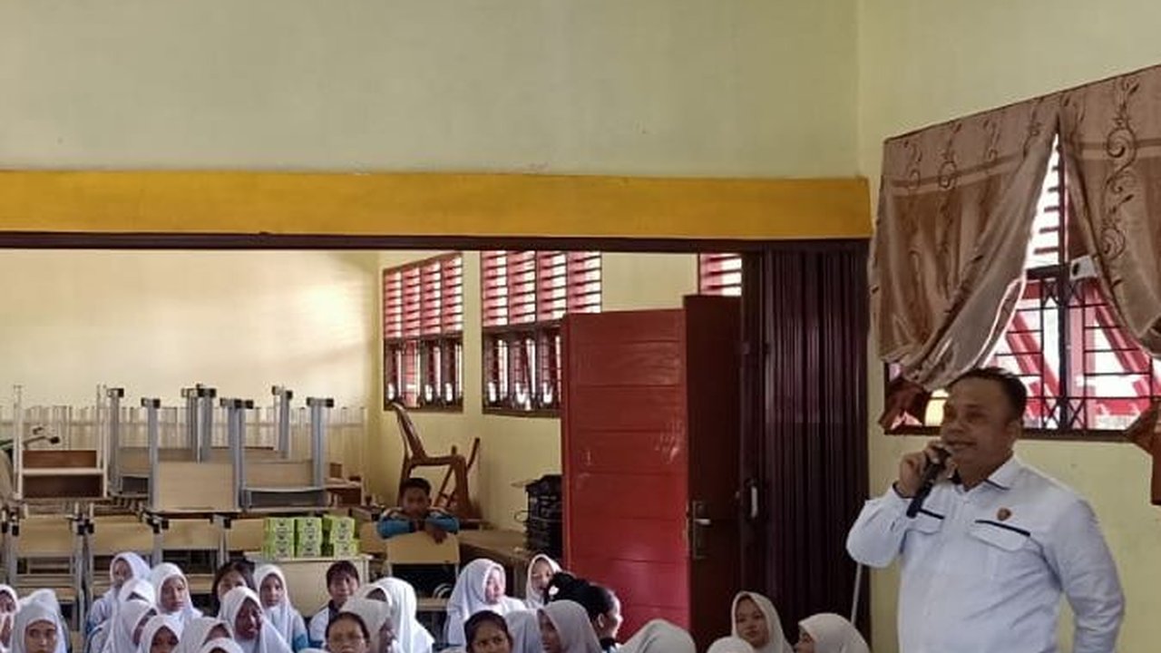 Strategi Kapolres Rohil Demi Pemilu Damai, Sosialisasi ke Ratusan Pelajar