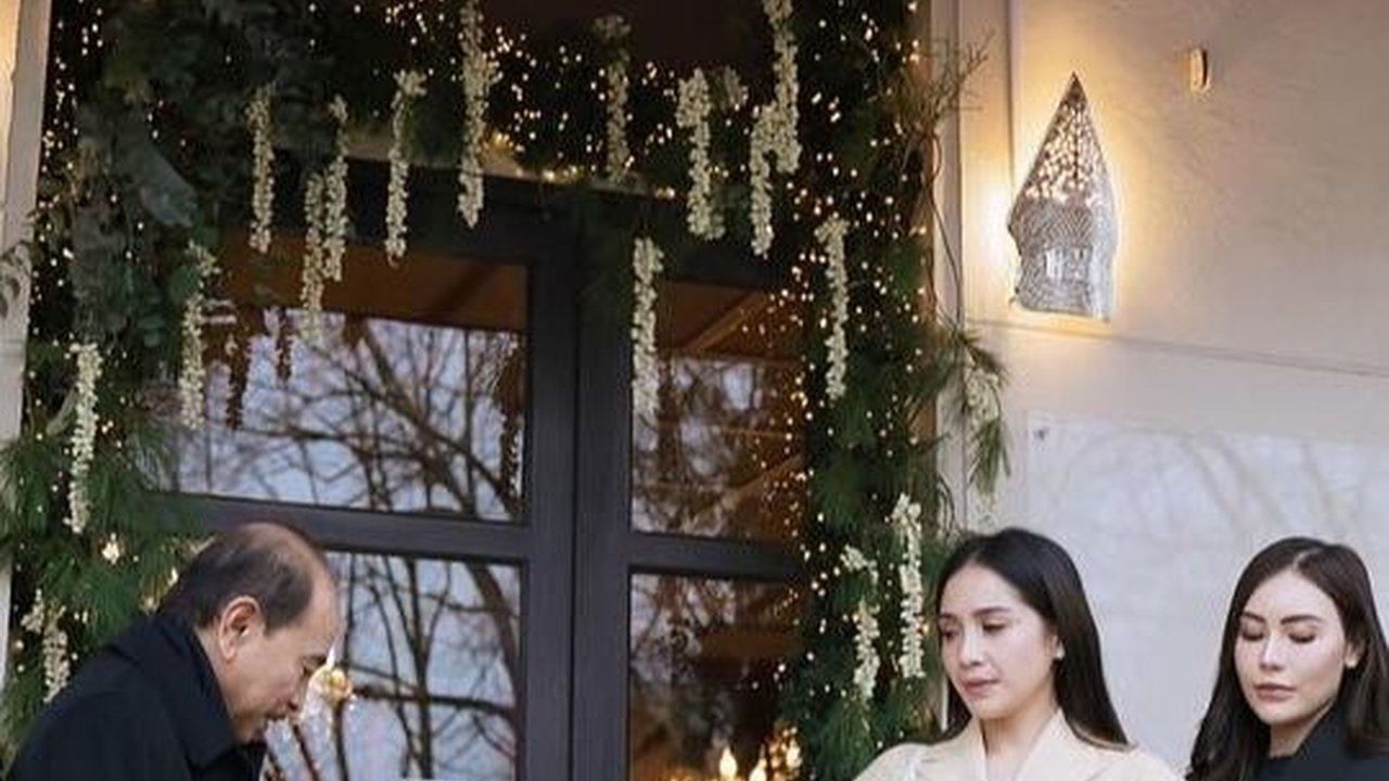 Intip Penampilan Nagita Slavina saat Pembukaan Restoran di Paris, Elegan Banget Bak Lady Bos