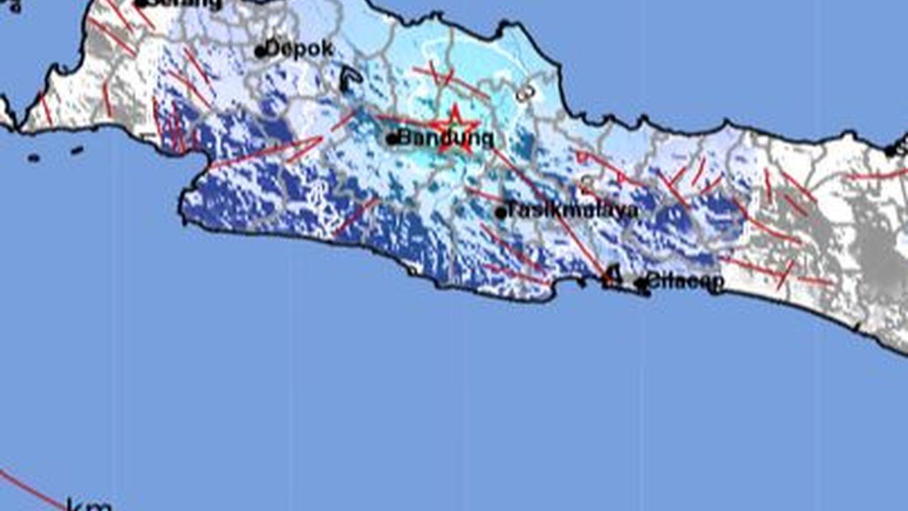 Malam Tahun Baru, Sumedang Diguncang Gempa Magnitudo 4,8