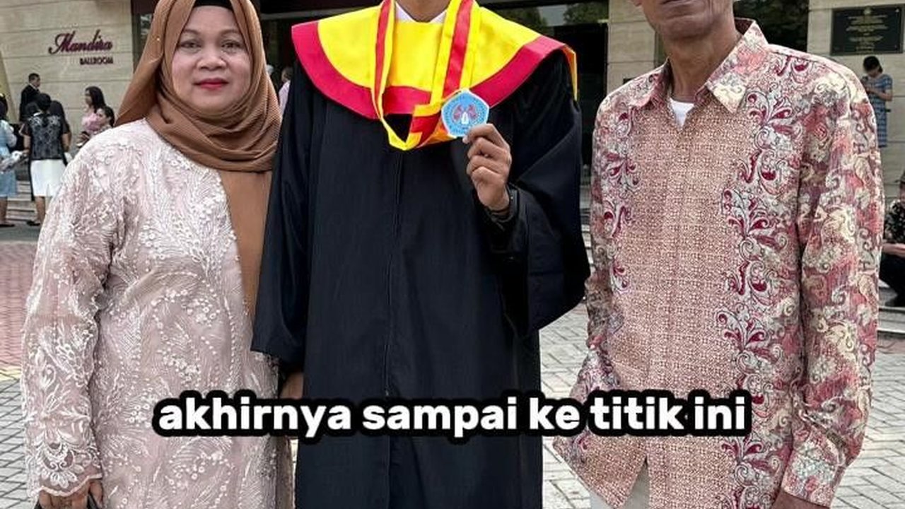 VIDEO: Bikin Bangga, Empat Tahun Kuliah Sambil Narik Ojek Online Akhirnya Wisuda