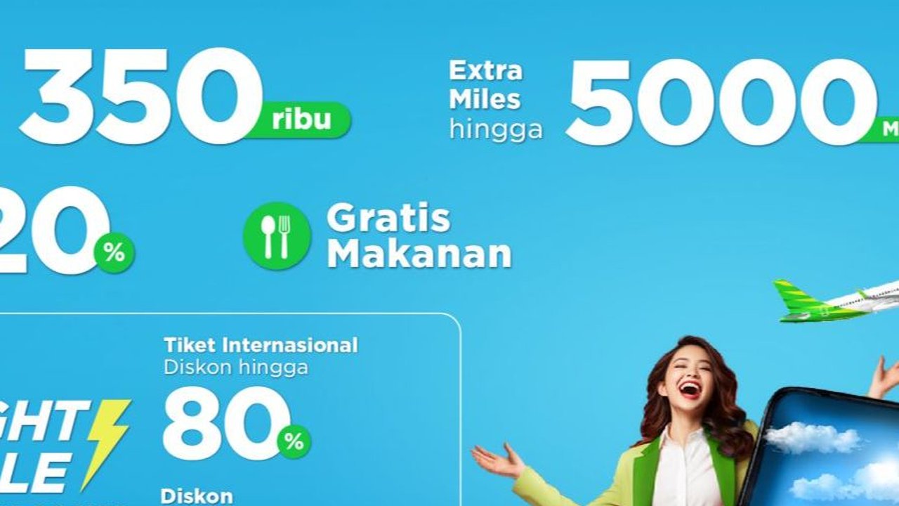 Banyak Promo Meriah! BRI dan Citilink Gelar Online Travel Fair