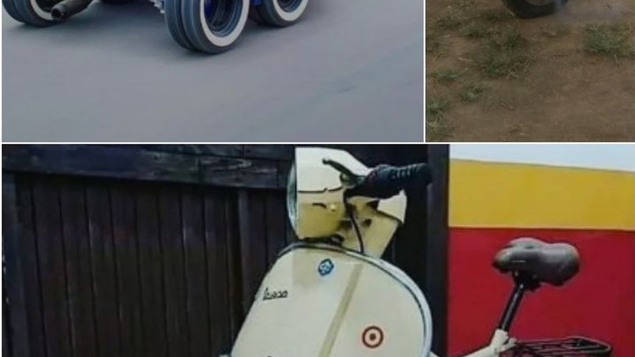 FOTO: 10 Penampakan Modifikasi Motor Vespa Melawan Kodrat, Ada yang Digowes hingga Susah Diterima Logika