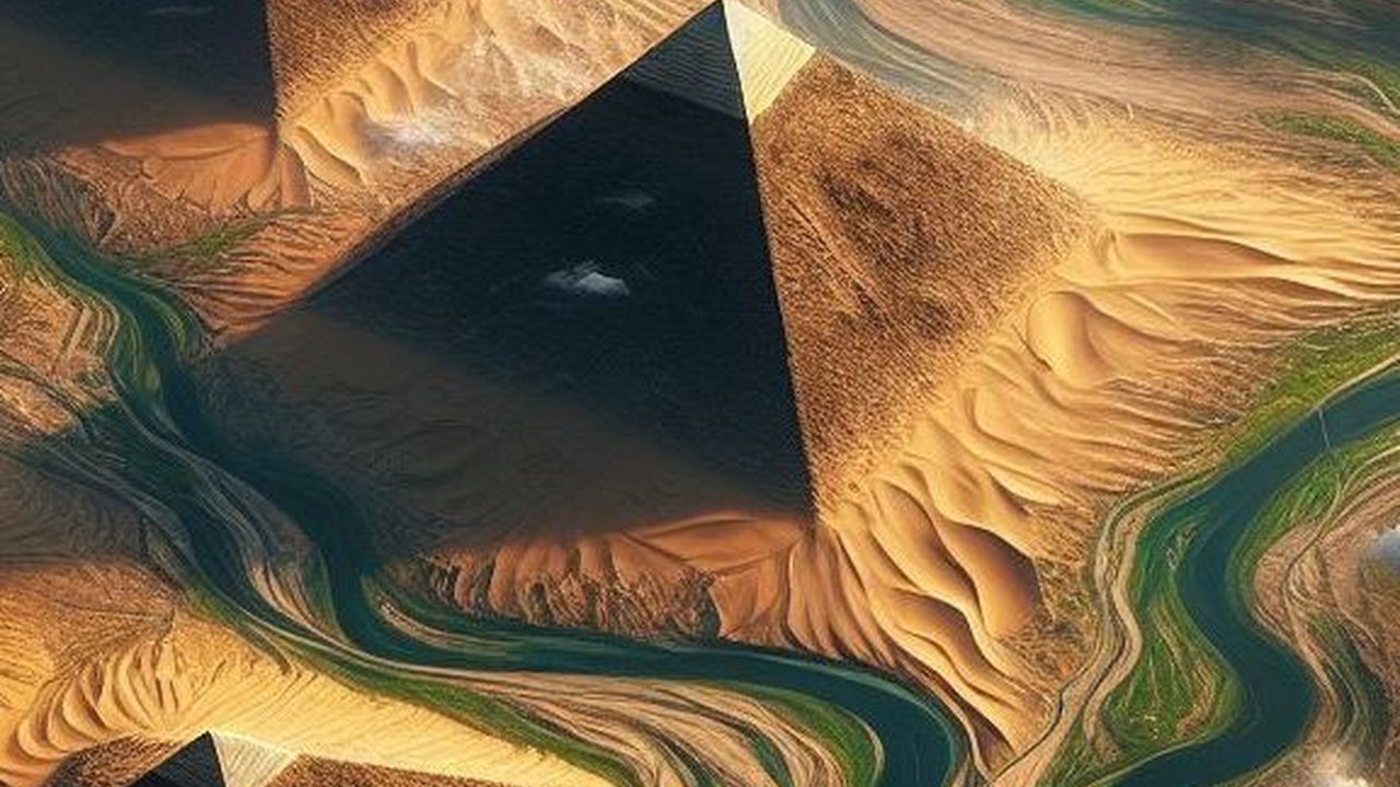 Temuan Dari Luar Angkasa Ungkap Piramida Mesir Dibangun Menggunakan Air