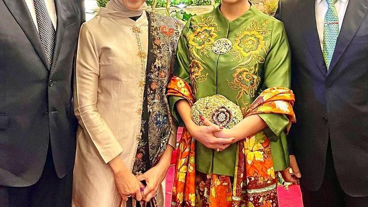 Cantiknya Bella Saphira Temani Suami Kondangan, Tak Diduga Jumpa Jenderal Bintang 4 TNI