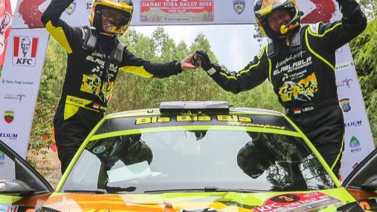 Raih Podium Tertinggi, Ini Detik-Detik Musa Rajekshah Menjuarai Danau Toba Rally 2023