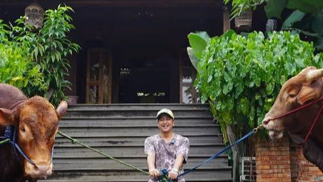 Irfan Hakim Unggah Foto Dua Sapi Peliharaannya Jelang Kurban, Bikin Haru Warganet