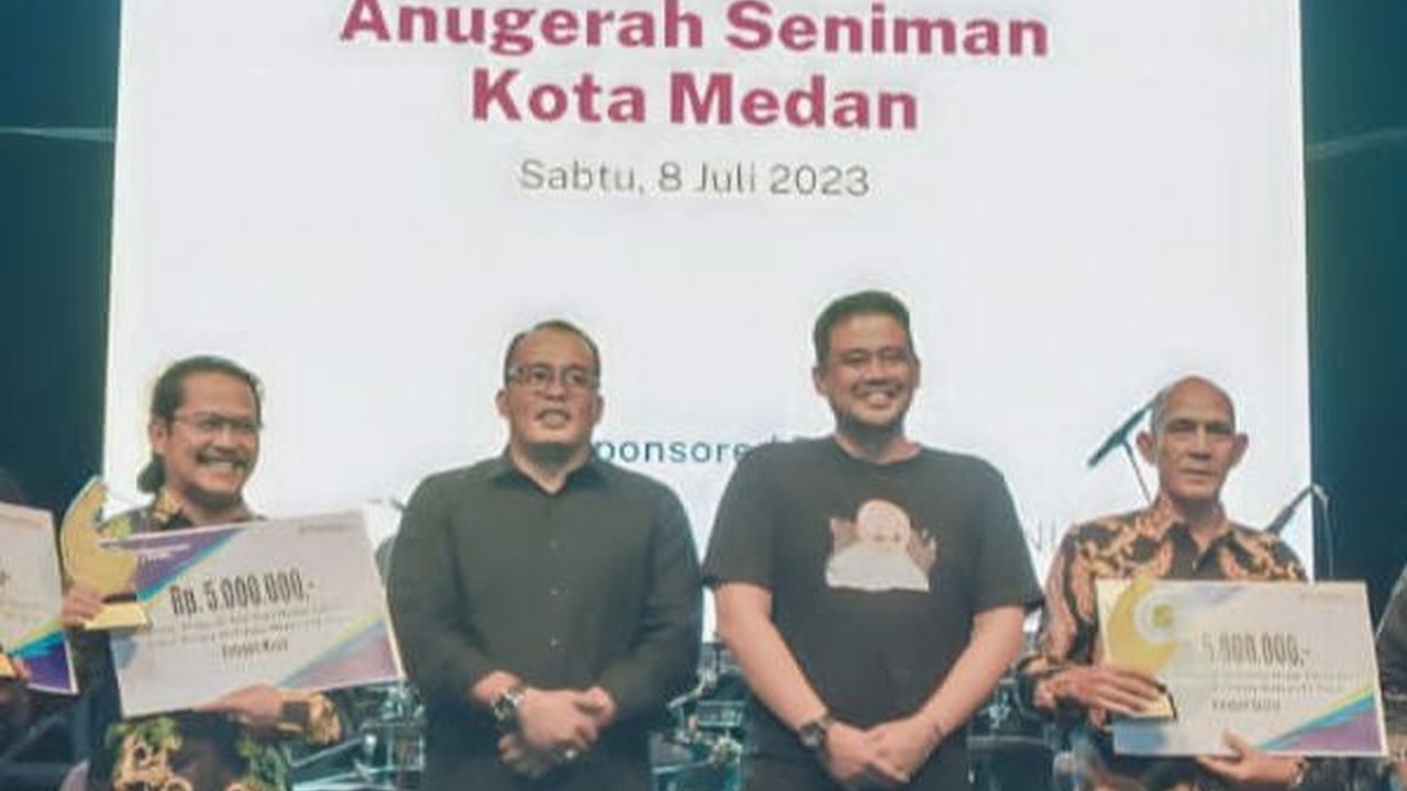 HUT Kota Medan ke-433, Pemkot Beri Penghargaan untuk Pekerja Seni