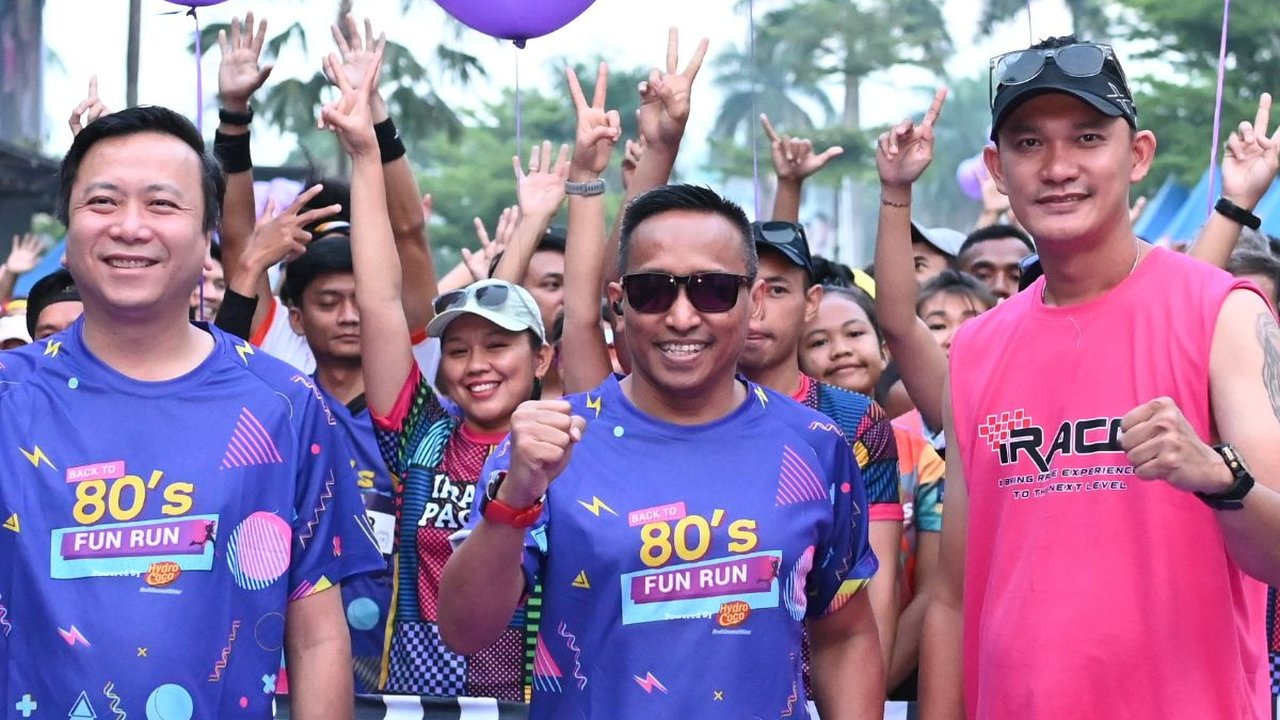 Gelaran Fun Run Back to 80s Sukses Digelar IRACE Indonesia