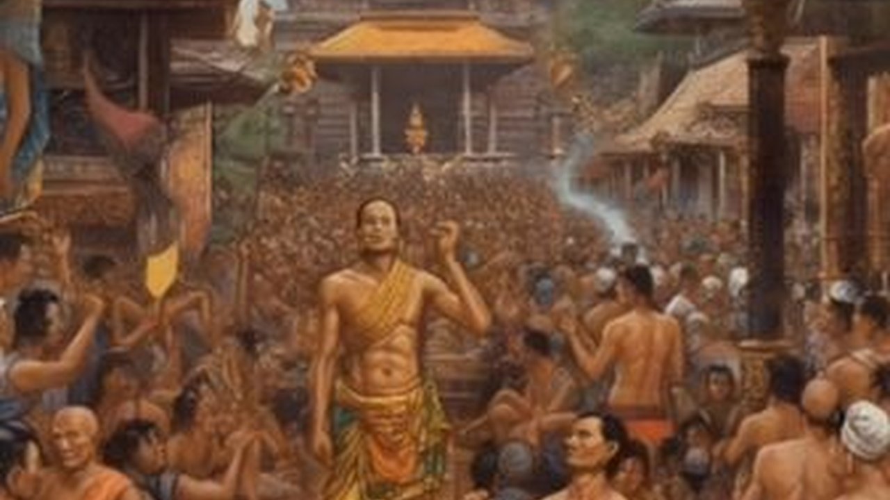 Indah Bukan Main, Begini Penampakan Kehidupan di Daha Kota Kuno di Tanah Jawa Direkonstruksi AI