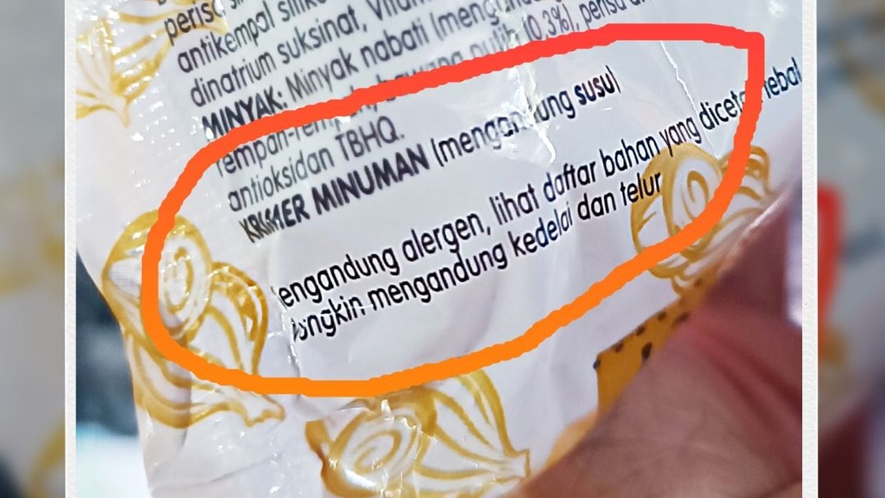 Apa Arti 'Mungkin Mengandung' dan 'Mengandung' dalam Tabel Komposisi Bahan Makanan Kemasan?