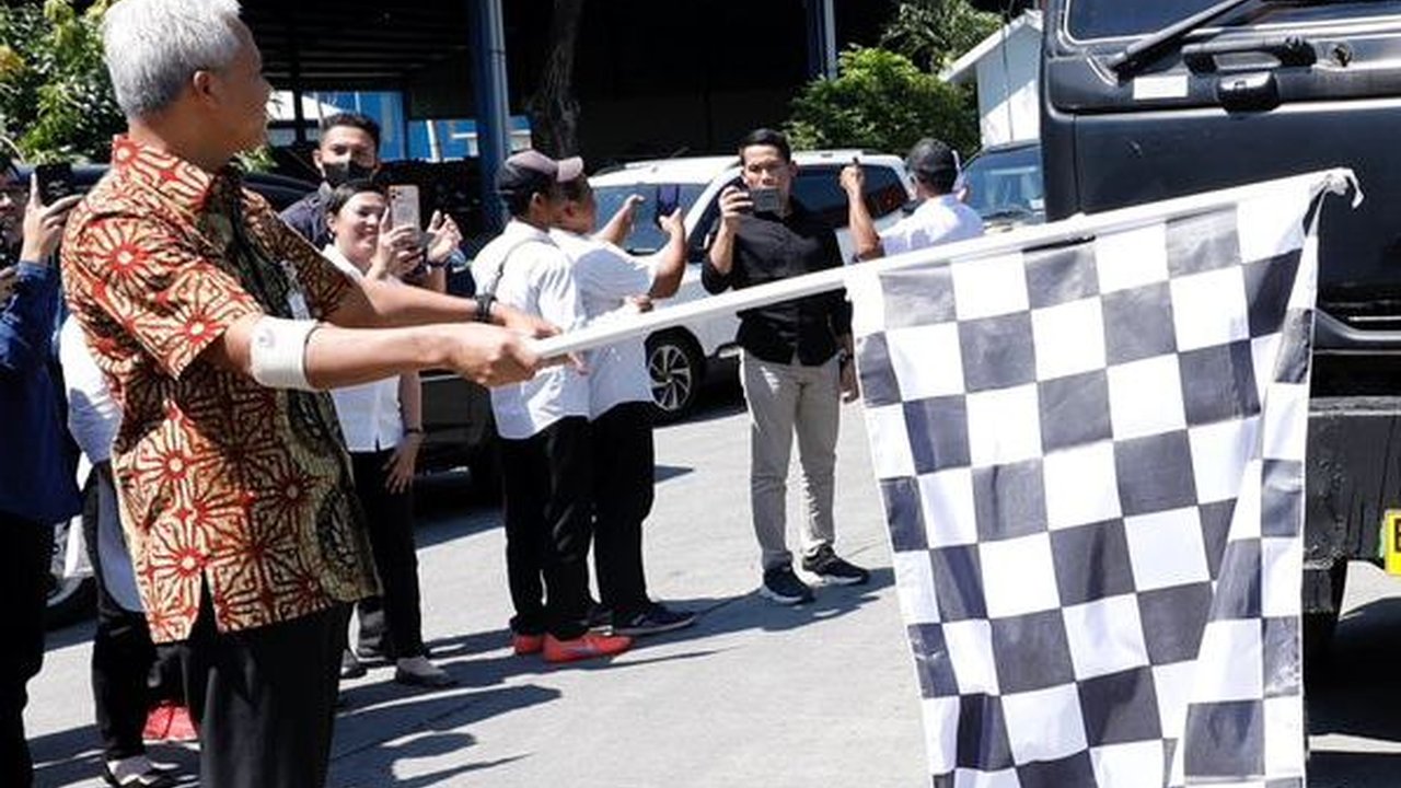 Ganjar Lepas Ekspor Benang ke India dan Brasil, Nilainya Tembus Rp15 Miliar