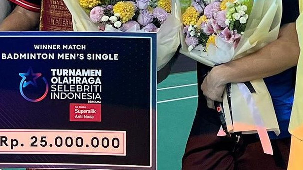 Kalahkan Raffi, Intip Potret Valentino Jebret dari Persiapan hingga Juara Turnamen Selebriti