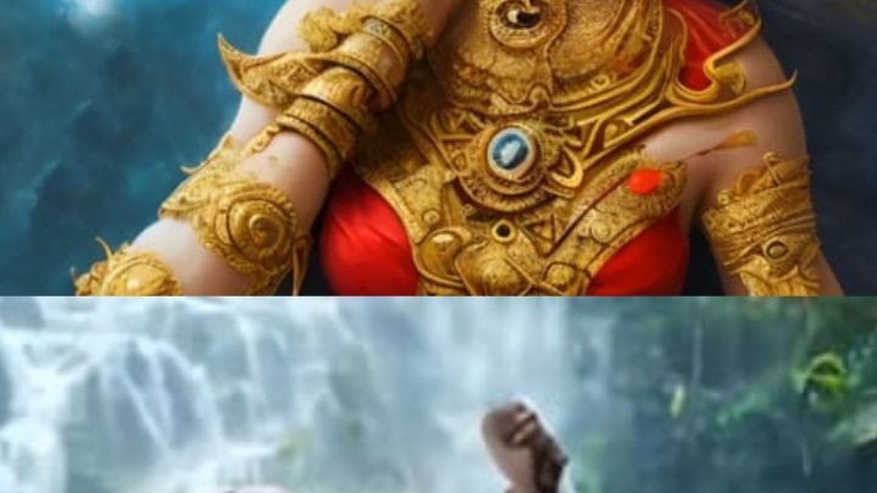 Gagahnya Jaka Tarub dan Tujuh Bidadari Cantik Versi AI