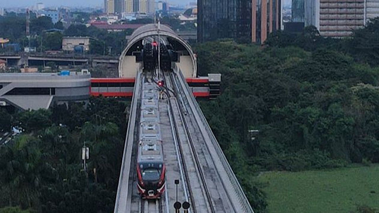 Uji Coba Tinggal Menghitung Hari, Pembangunan LRT Jabodebek Belum Rampung 100 Persen