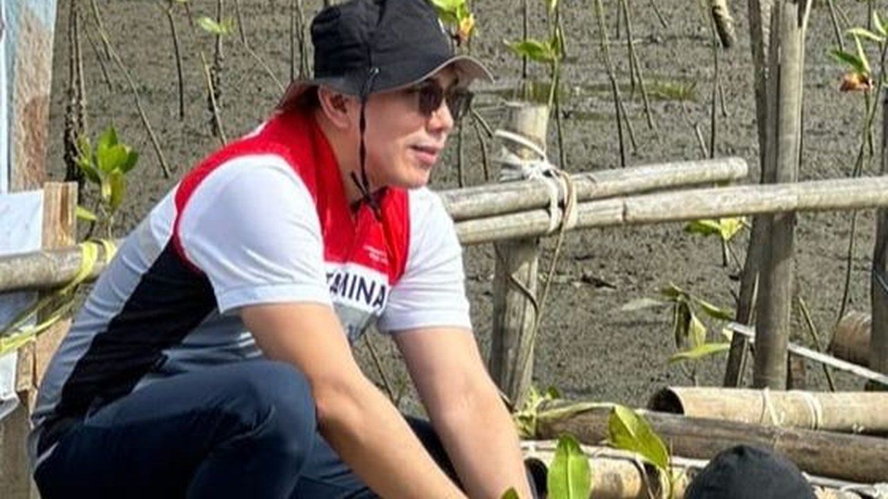 Potret Penanaman 1.000 Mangrove untuk Kurangi Emisi Karbon dan Bisnis Berkelanjutan