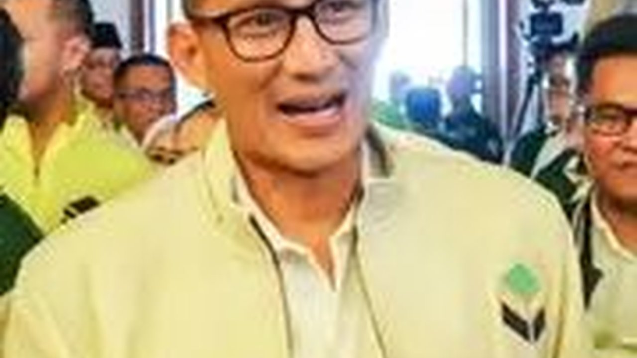 VIDEO: Sandiaga Uno Santai Jawab Isu Perpecahan PPP, 