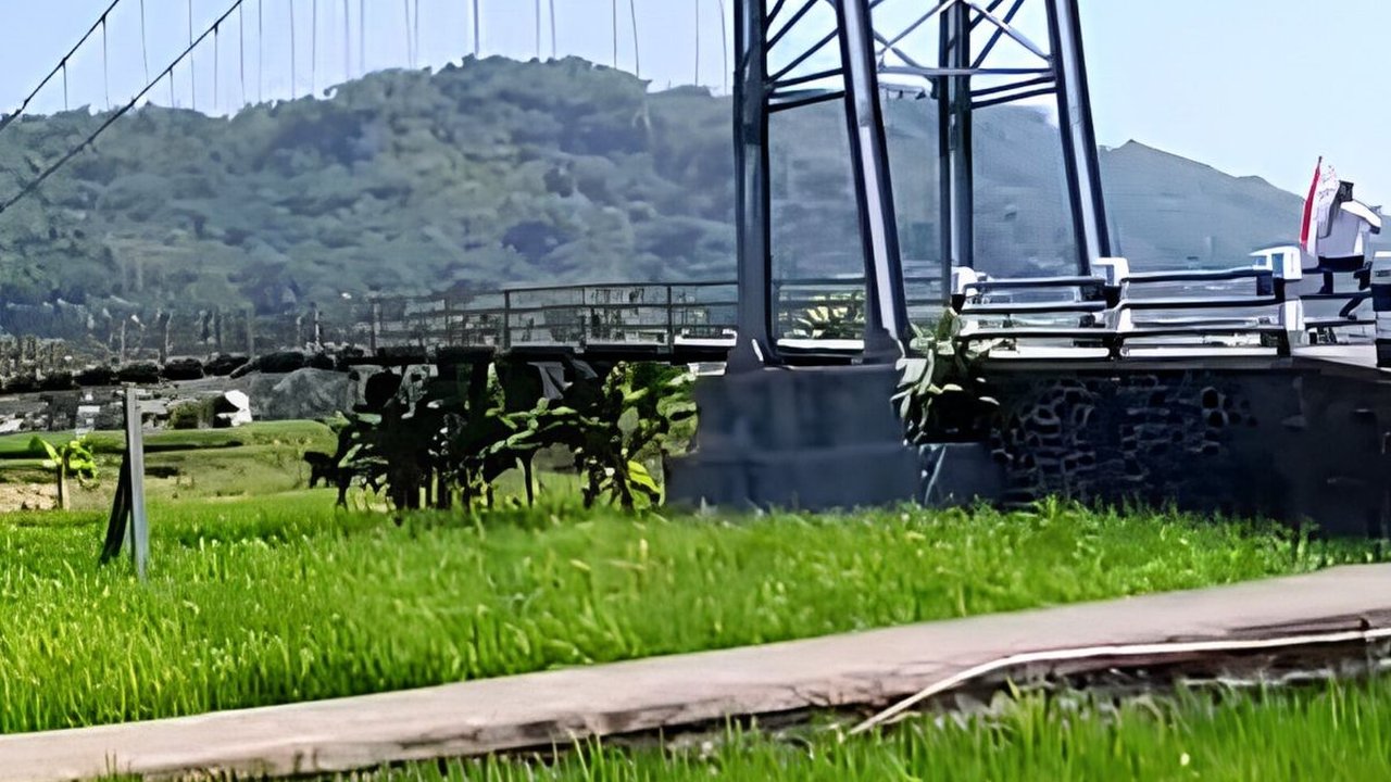 Potret Jembatan Gantung Panyindangan Sumedang, Pernah Jadi Lokasi Syuting Film Suzzanna