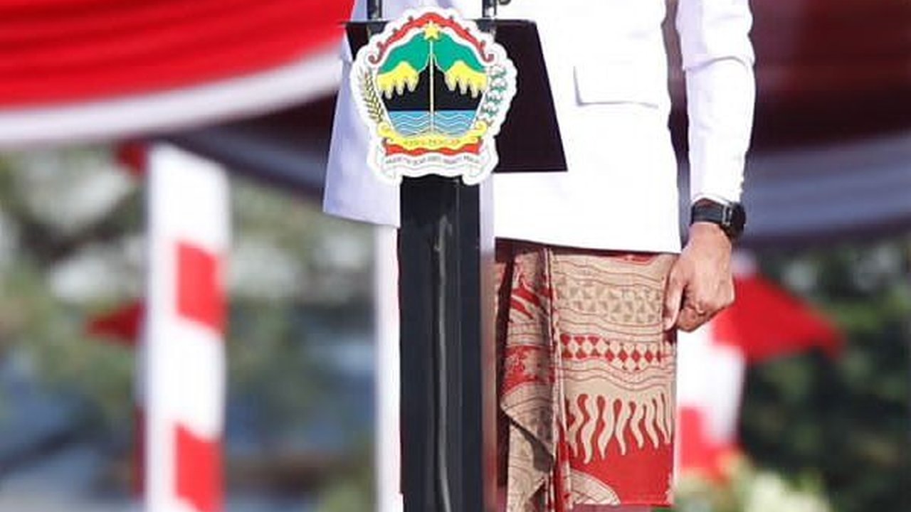 Ganjar Pamit ke Warga Jateng di Upacara HUT RI, Ucapkan Terima Kasih pada Petani dan Buruh
