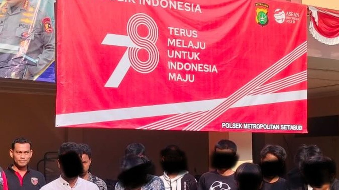Dasar Bangor, Puluhan Anak Jaksel Ini Malah Tawuran Usai Upacara HUT ke-78 RI di Sekolah