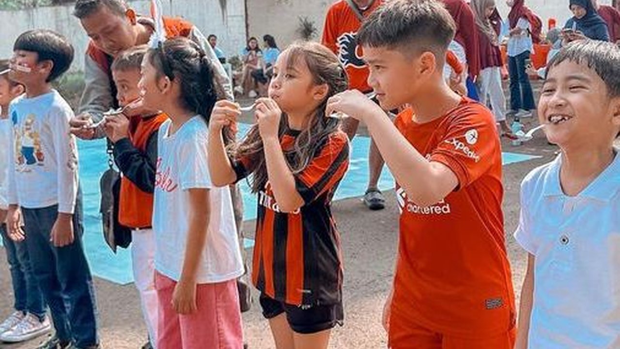 Potret Kompak Rafathar dan Gempi Ikut Lomba 17 Agustusan Bersama 'Genk Andara', Seru dan Kocak!