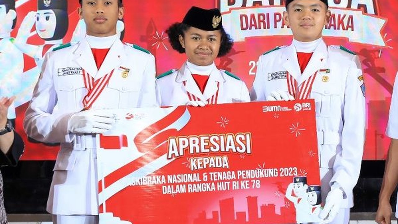 Begini Wujud Apresiasi BRI untuk Paskibraka Nasional dalam Memaknai Kemerdekaan RI