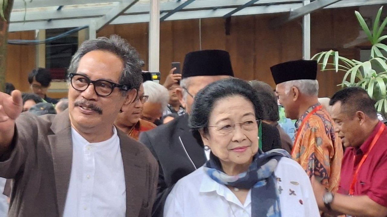 Momen Megawati dan Ganjar Hadiri Peresmian Patung Bung Karno di Yogyakarta
