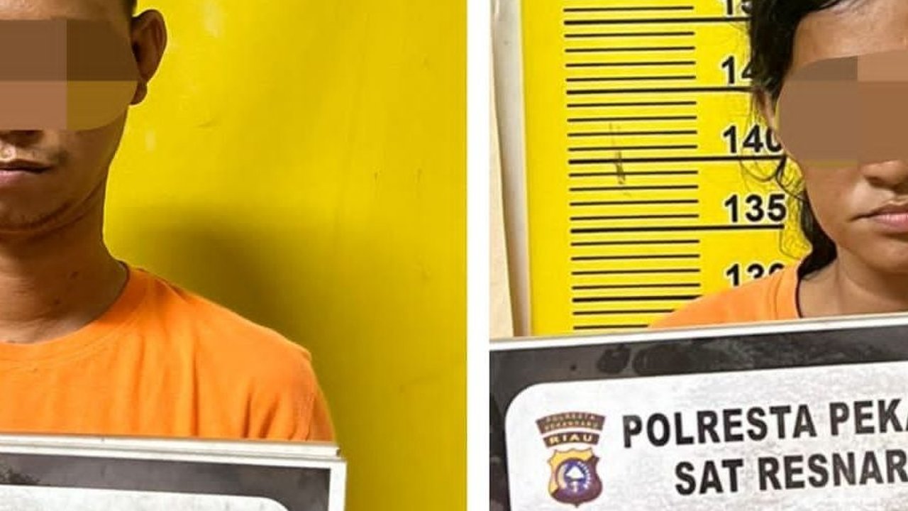 Miris, Suami Istri di Pekanbaru Kompak Jual Sabu Demi Kebutuhan Rumah Tangga