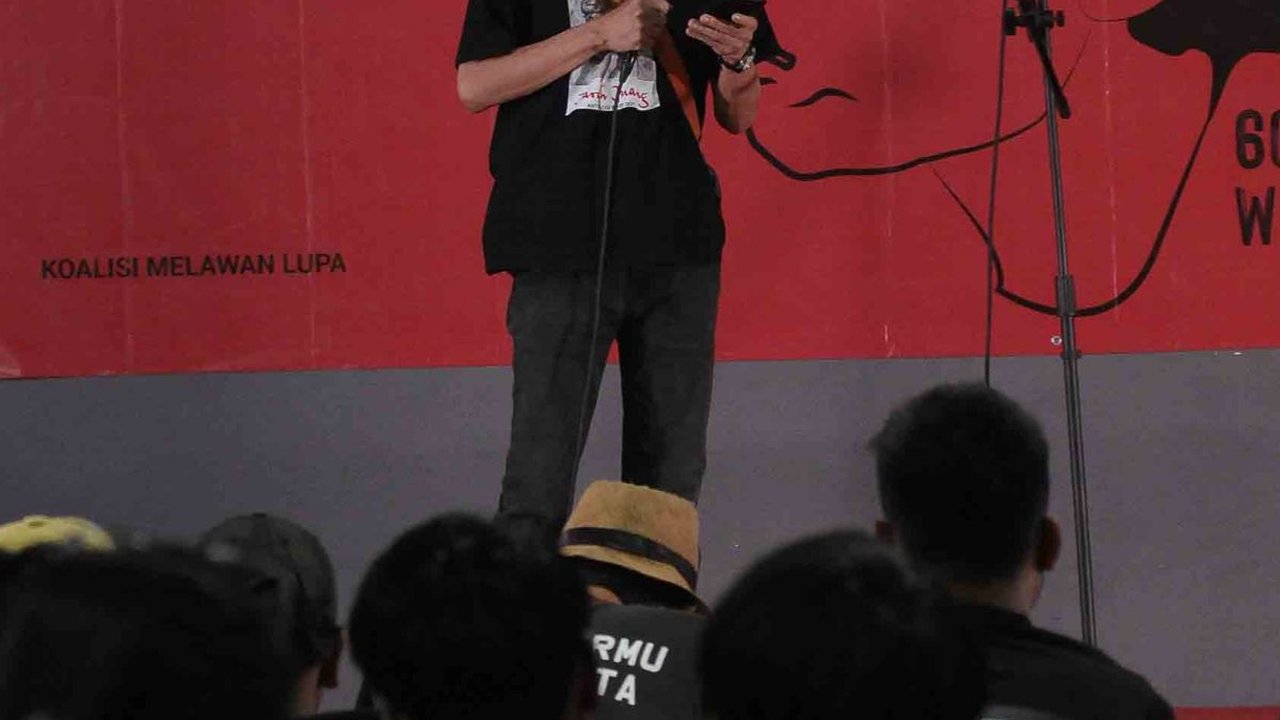 FOTO: Memperingati Ulang Tahun ke-60 Wiji Thukul yang Hilang dan Tak Pernah Kembali