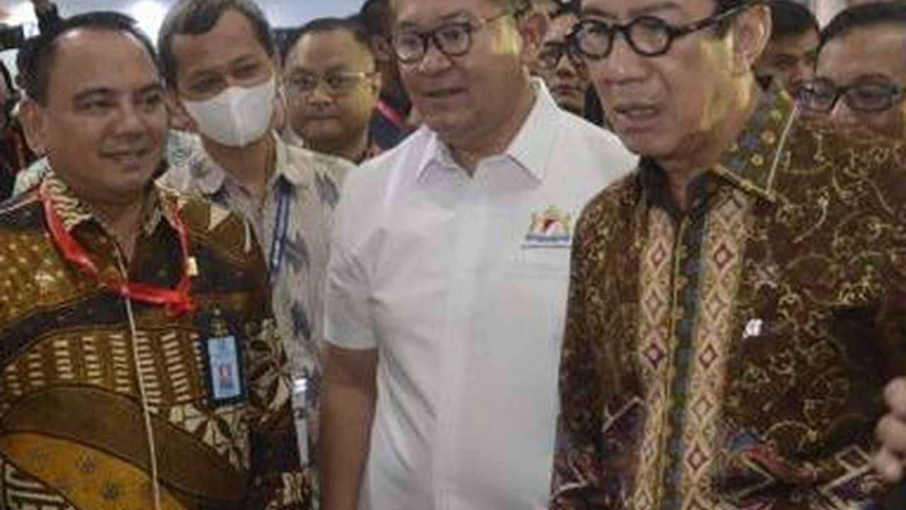 Menkumham Disambut Antuasiasme Exhibitor Pameran Temu Bisnis Tahap VI dan ICEF