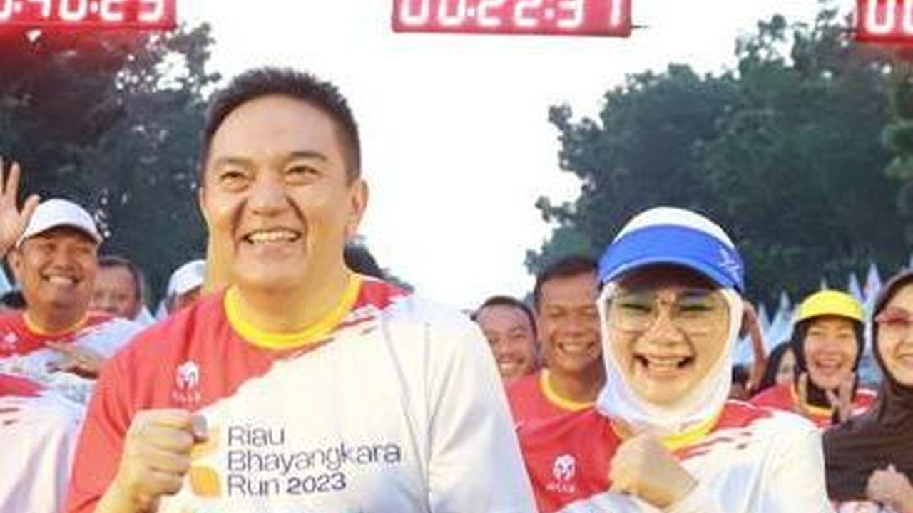 Potret Jenderal Bintang Dua Ikut Lomba Lari Bhayangkara Run Bersama Ribuan Peserta