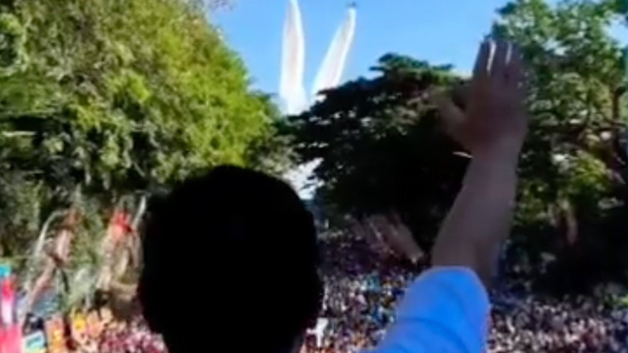 Ini Kecanggihan Jet Tempur Sambut Kedatangan Prabowo di Sulsel