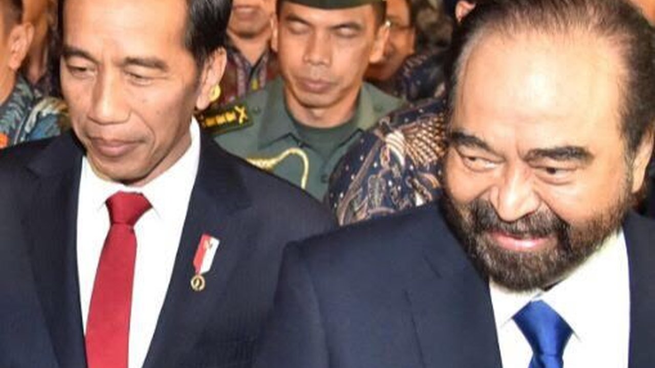 Jokowi Bertemu Surya Paloh di Istana Kemarin, Bahas Perjodohan Anies-Cak Imin?