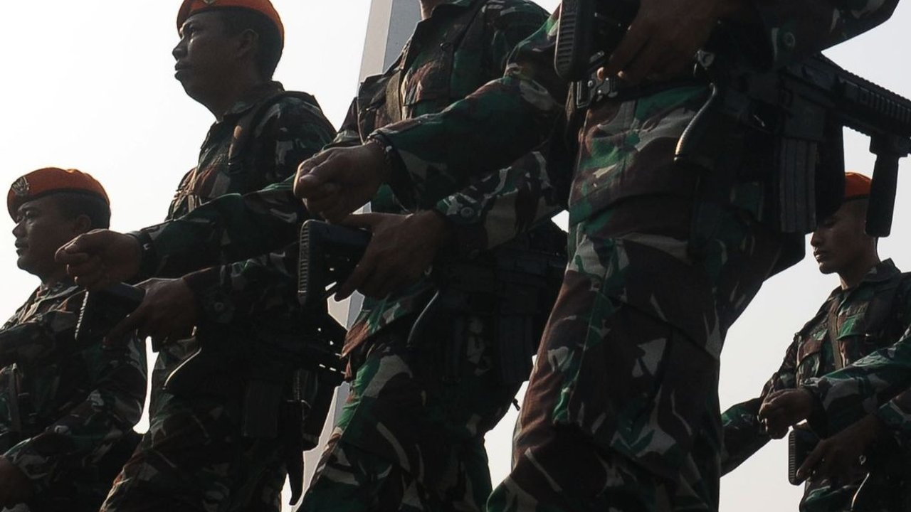 FOTO: Ribuan Personel TNI-Polri Siap Amankan KTT ASEAN di Jakarta