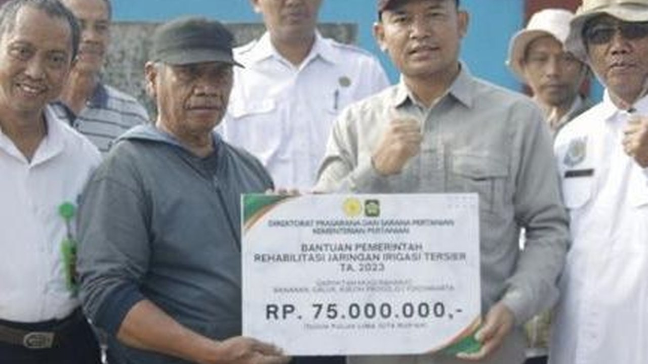 Kementan Beri Bantuan RJIT di 2 Lokasi Kulonprogo untuk Antisipasi El Nino
