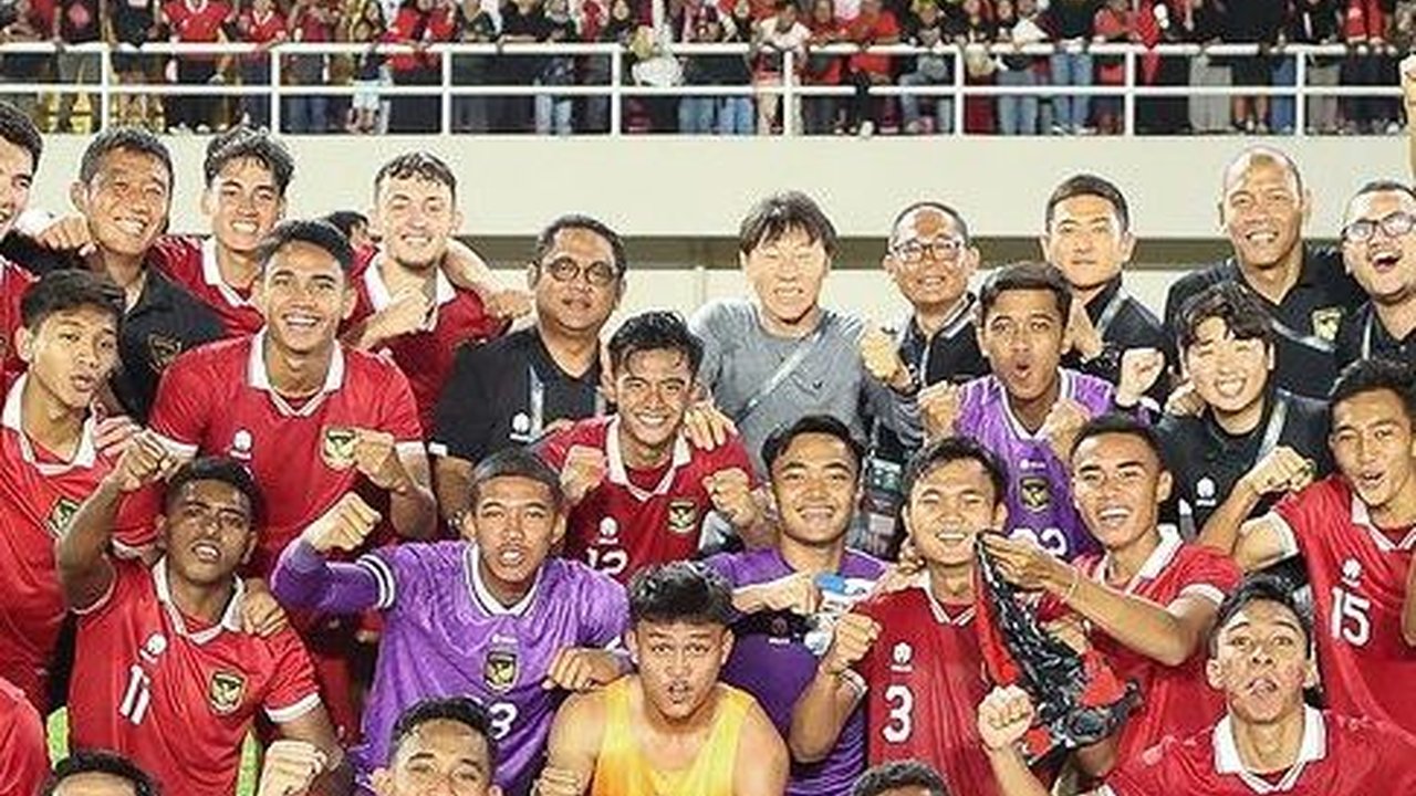 Cetak Sejarah Baru, Intip Momen Selebrasi Para Pemain Indonesia U-23 yang Berhasil Lolos ke Piala Asia U-23 2024
