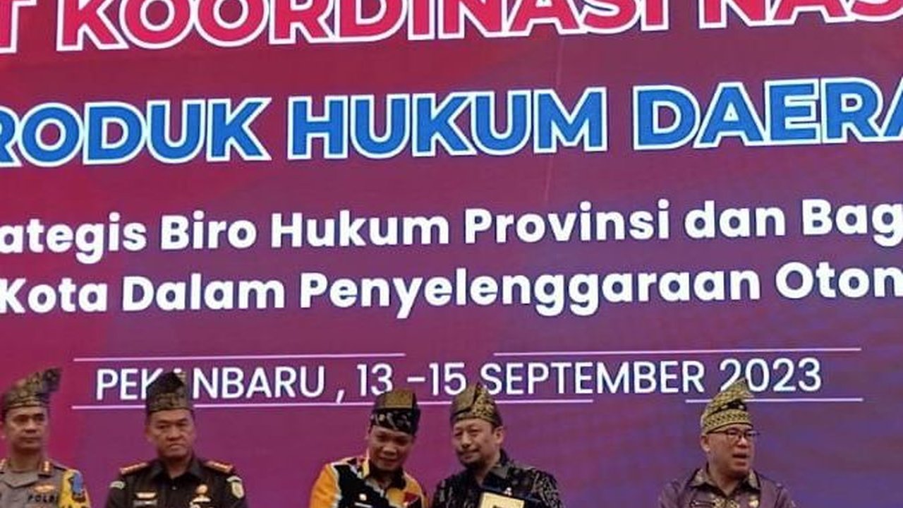 Kemendagri Minta Biro Hukum Tiap Pemda Lakukan Terobosan Demi Kemajuan Daerah